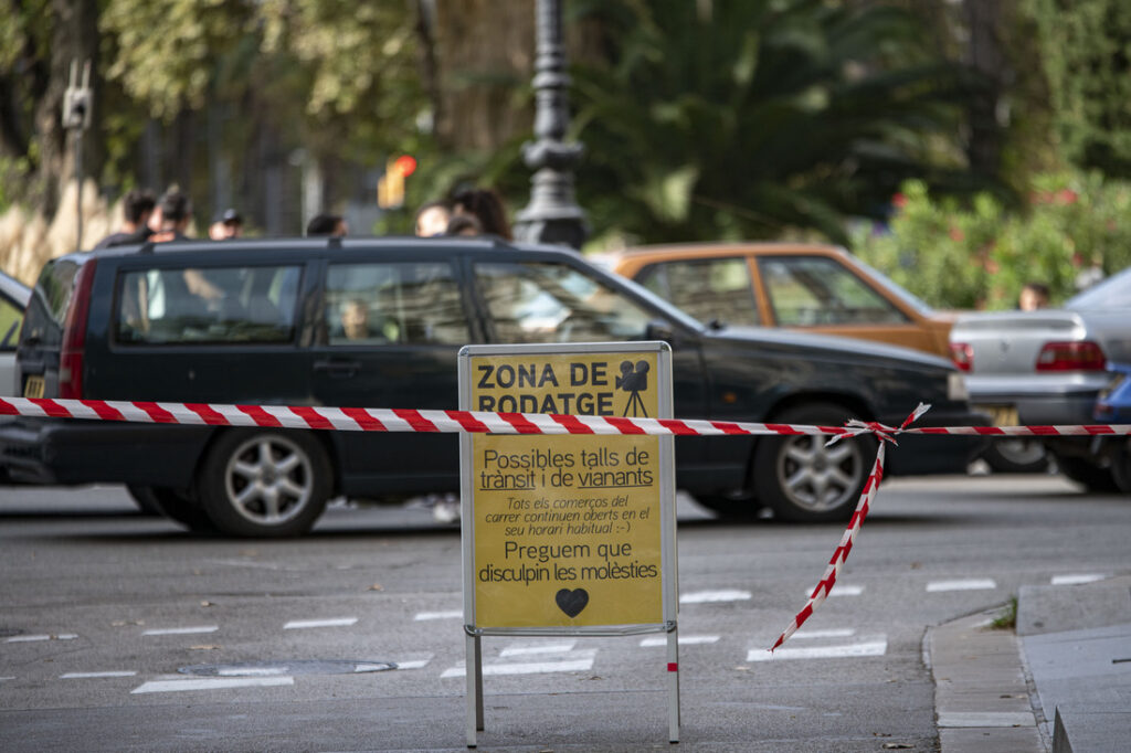 Images from the filming of the sixth season of 'The Crown' in Barcelona The Crown