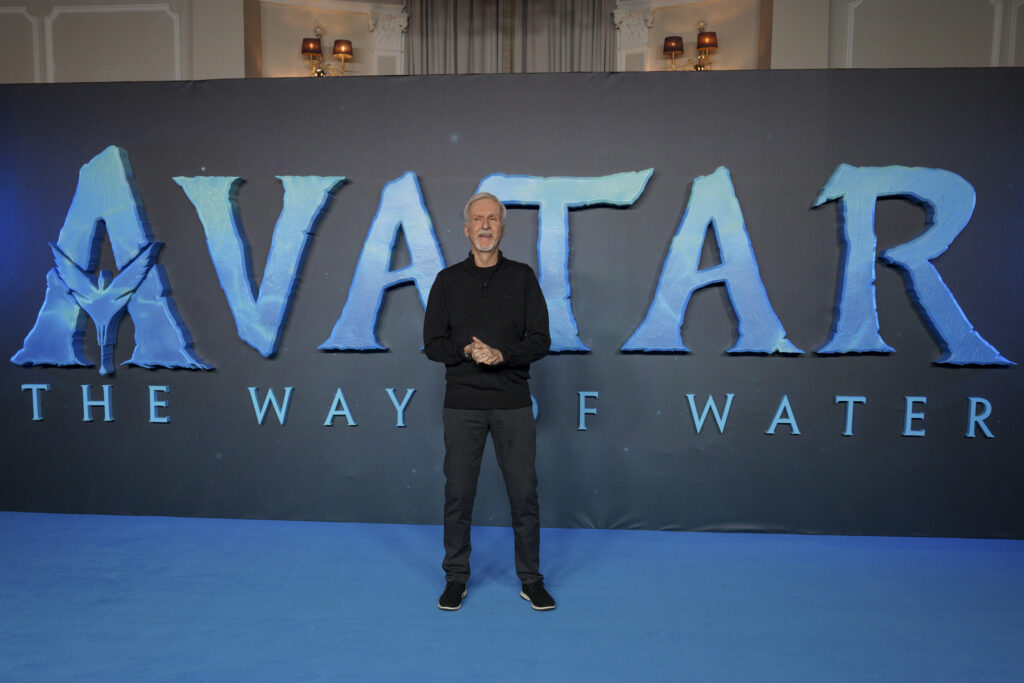 James Cameron at the ''Avatar: The way of water'' photocall in London