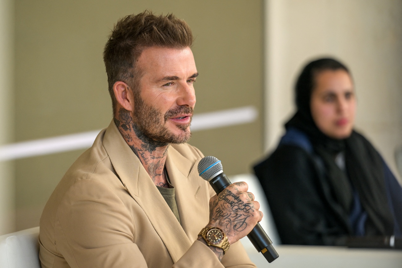 David Beckham apresenta a série ''Save Our Squad'' no Qatar