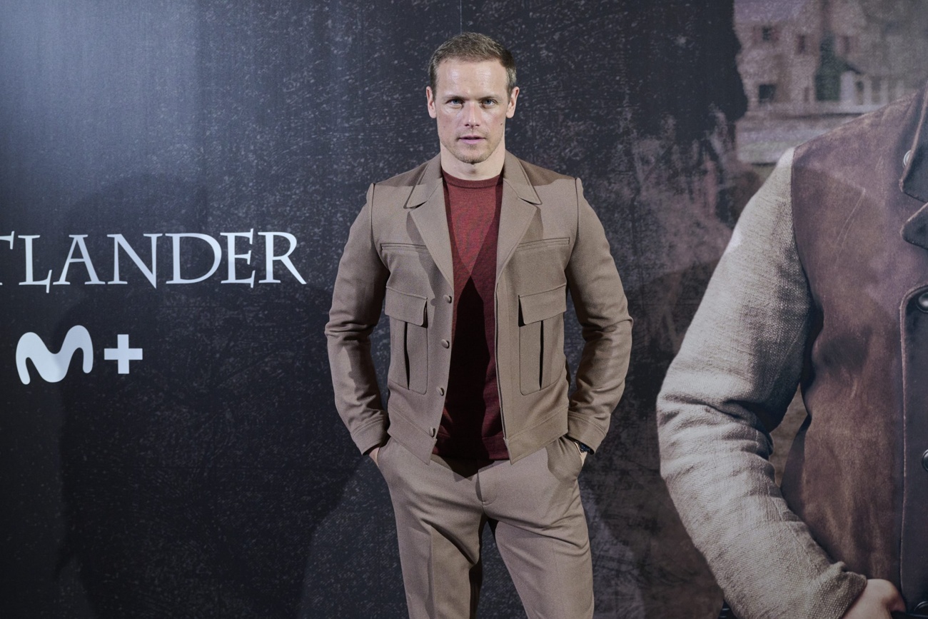 Sam Heughan bei einem Treffen mit Fans in Spanien Sam Heughan bei einem Treffen mit Fans in Spanien