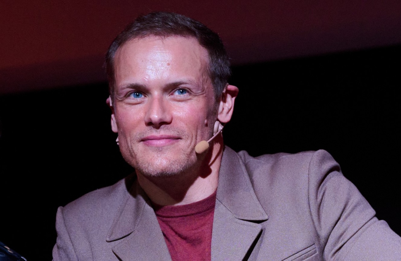 Sam Heughan bei einem Treffen mit Fans in Spanien Sam Heughan bei einem Treffen mit Fans in Spanien