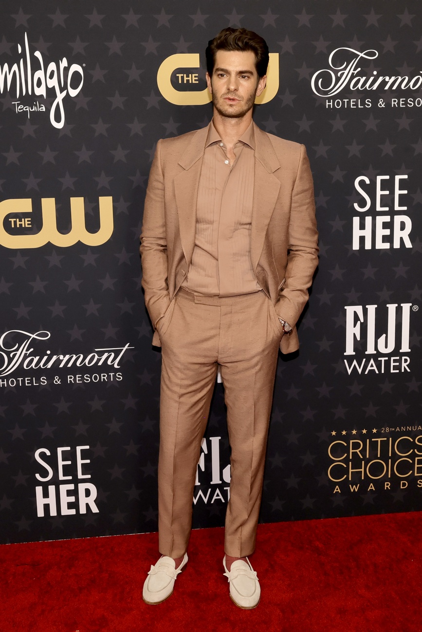Andrew Garfield at the 28th edition of the Critics Choice Awards