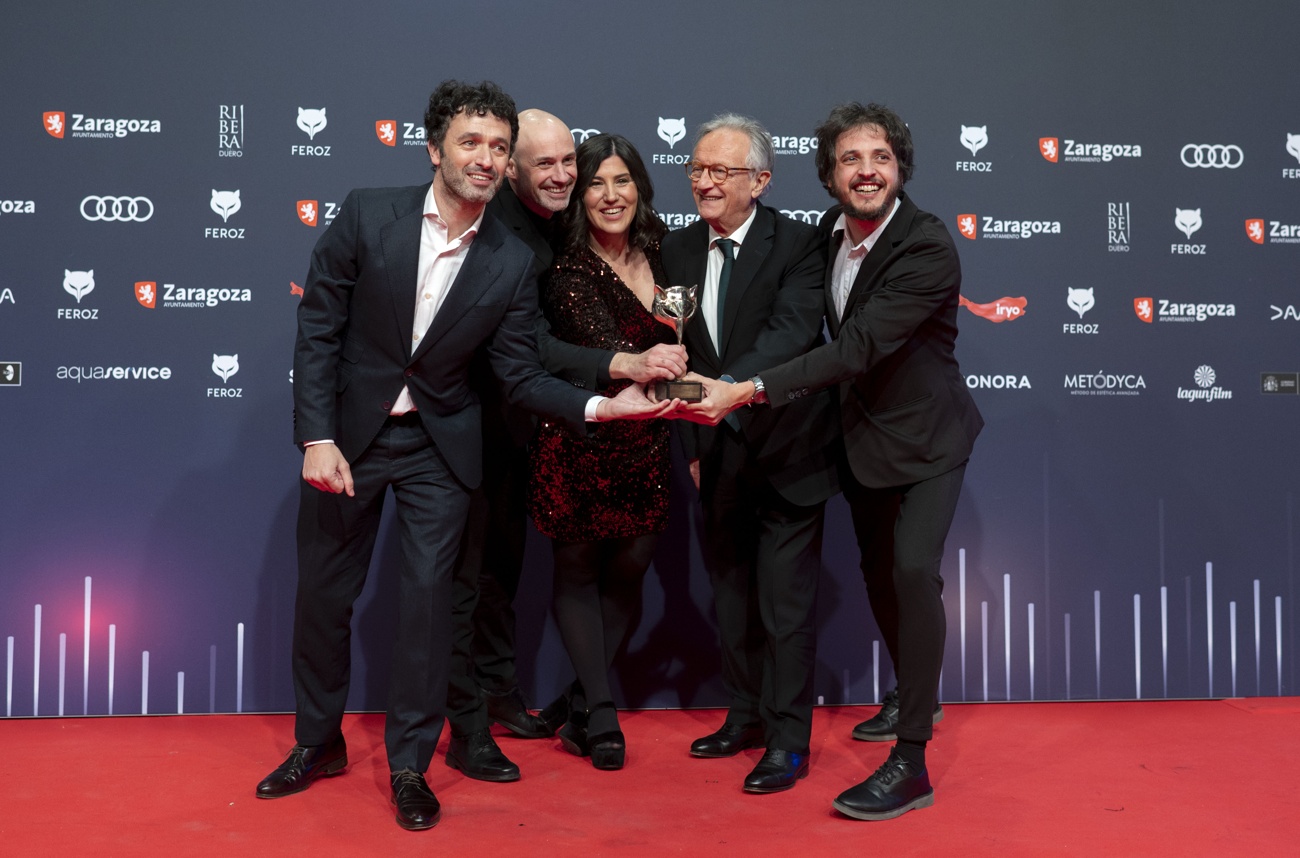 El equipo de ''As bestas'' en la X edición de los Premios Feroz