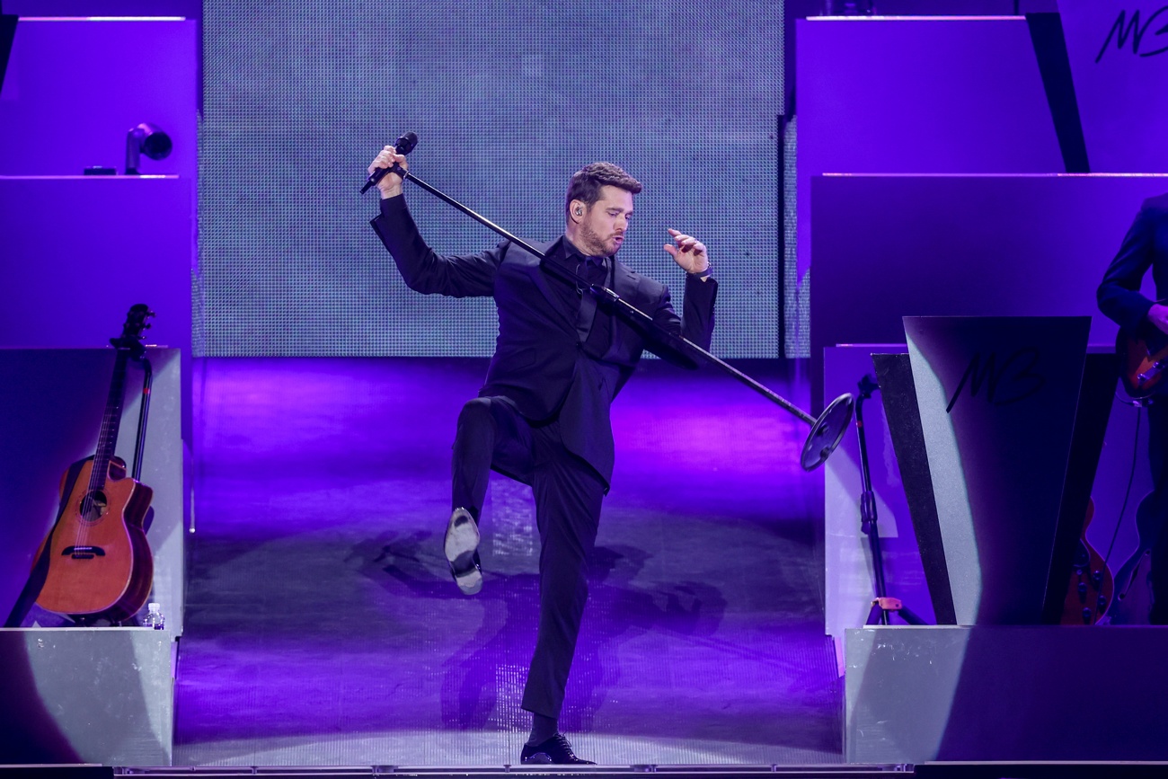 Michael Bublé em concerto em Madrid