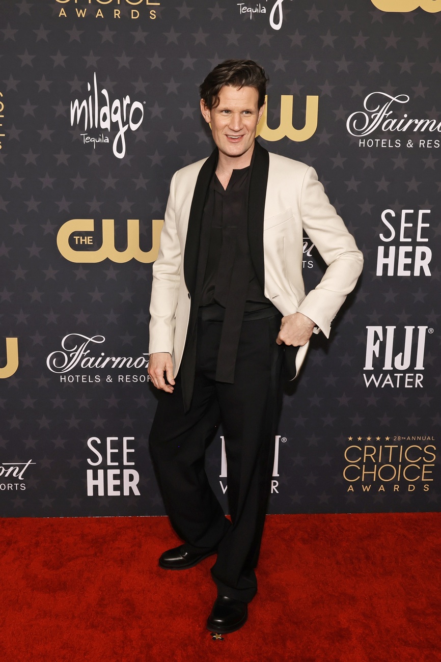 Matt Smith at the 28th Annual Critics Choice Awards