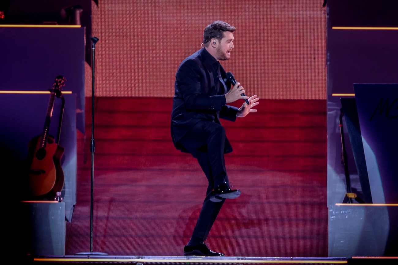 Michael Bublé en concierto en Madrid