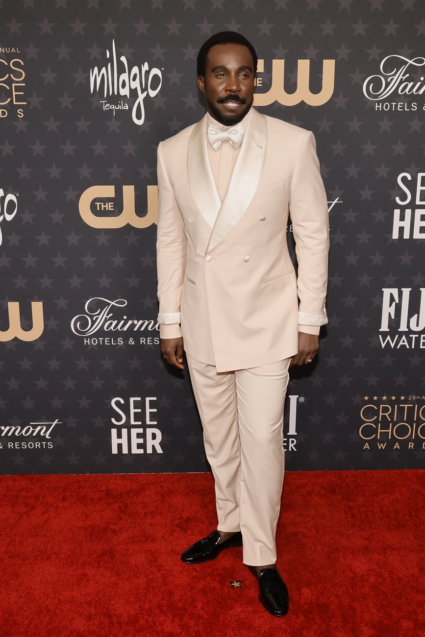 Tramell Tillman at the 28th Annual Critics Choice Awards