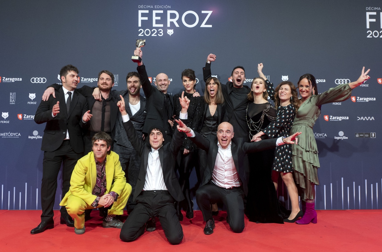 El equipo de ''La ruta'' en la X edición de los Premios Feroz