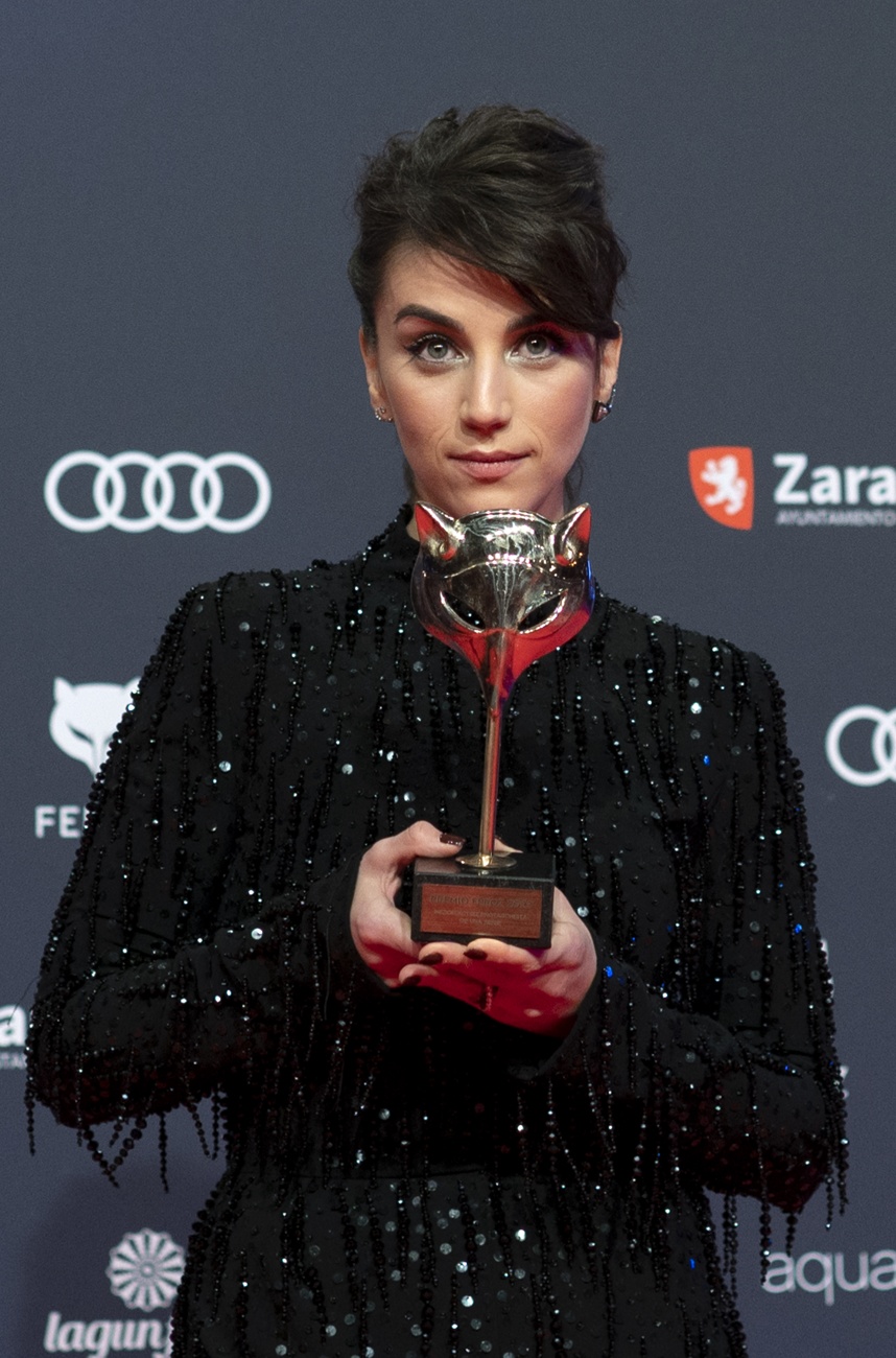 Claudia Salas en la X edición de los Premios Feroz