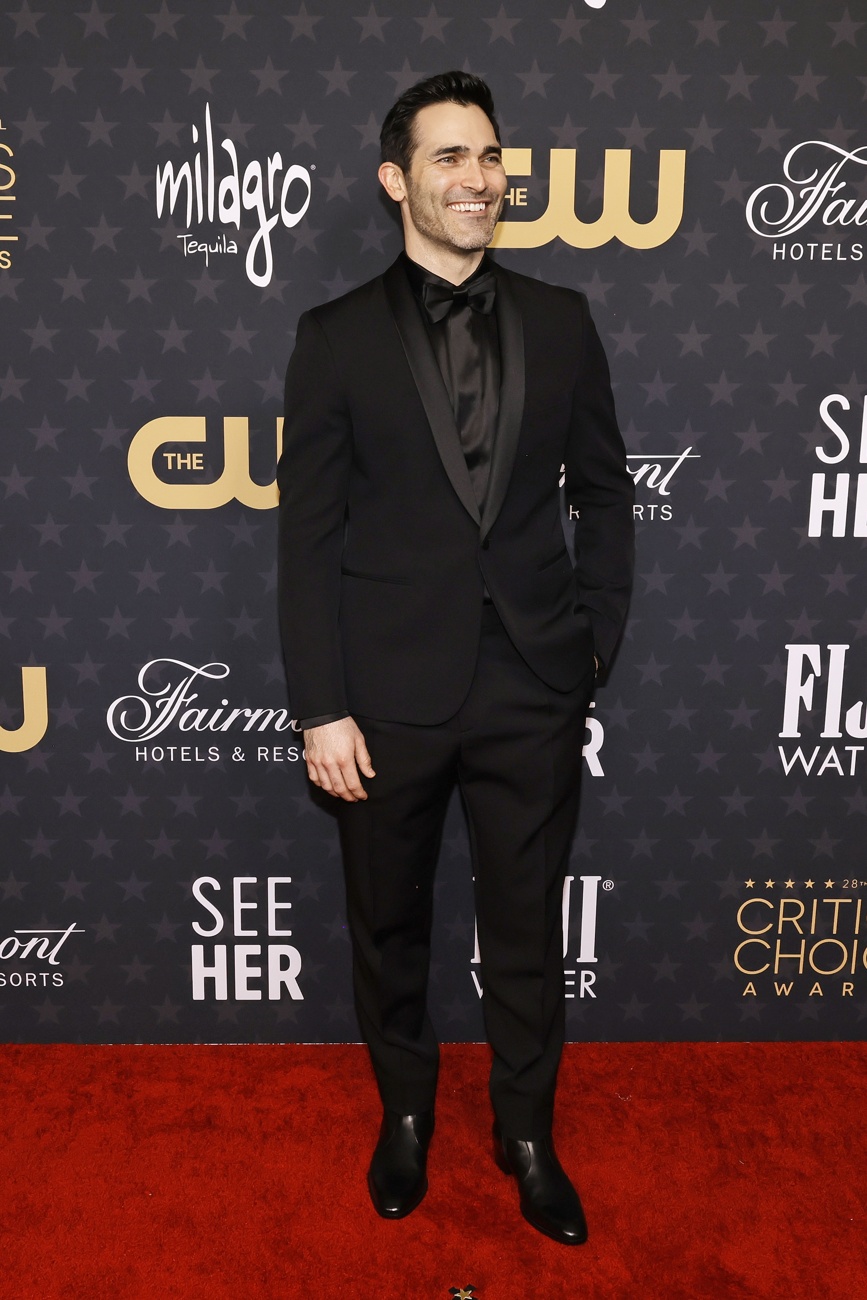 Tyler Hoechlin en la 28 edición de los Critics Choice Awards