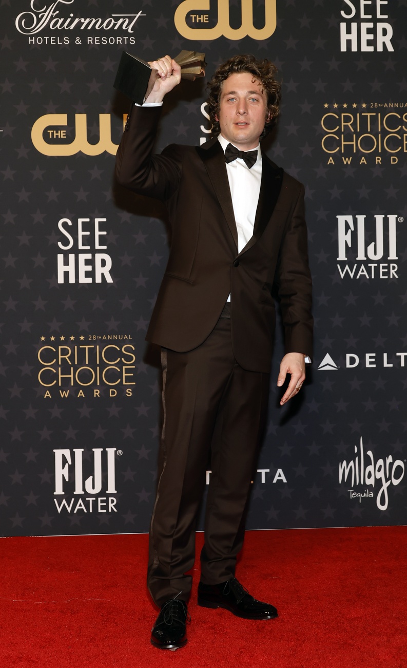Jeremy Allen White at the 28th Annual Critics Choice Awards