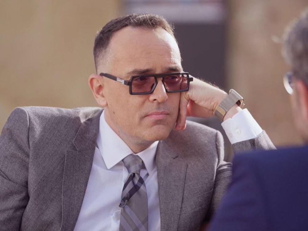 Risto Mejide, durante su entrevista con Máximo Huerta Risto