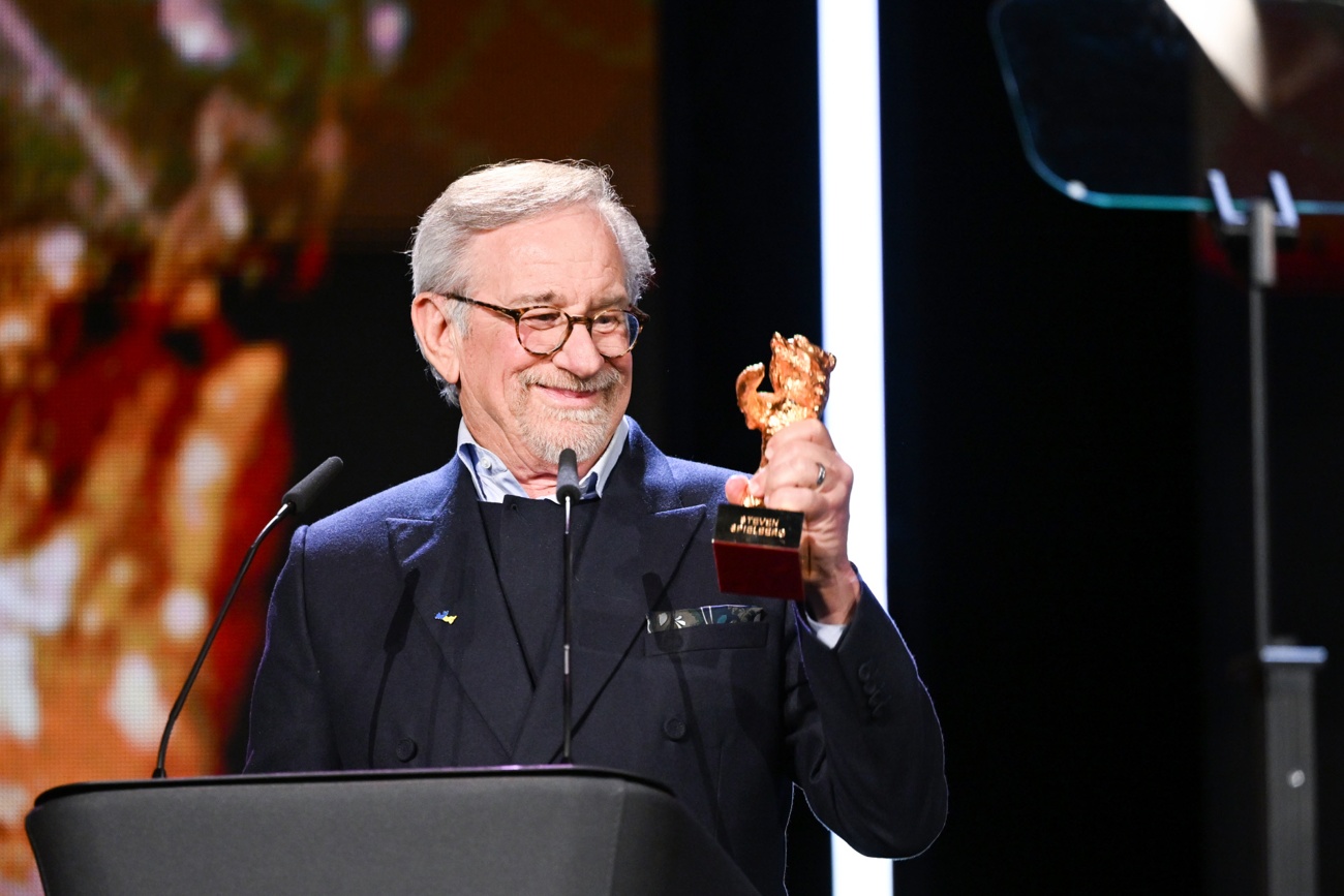 Steven Spielberg riceve l'Orso d'oro onorario al Festival internazionale del cinema di Berlino