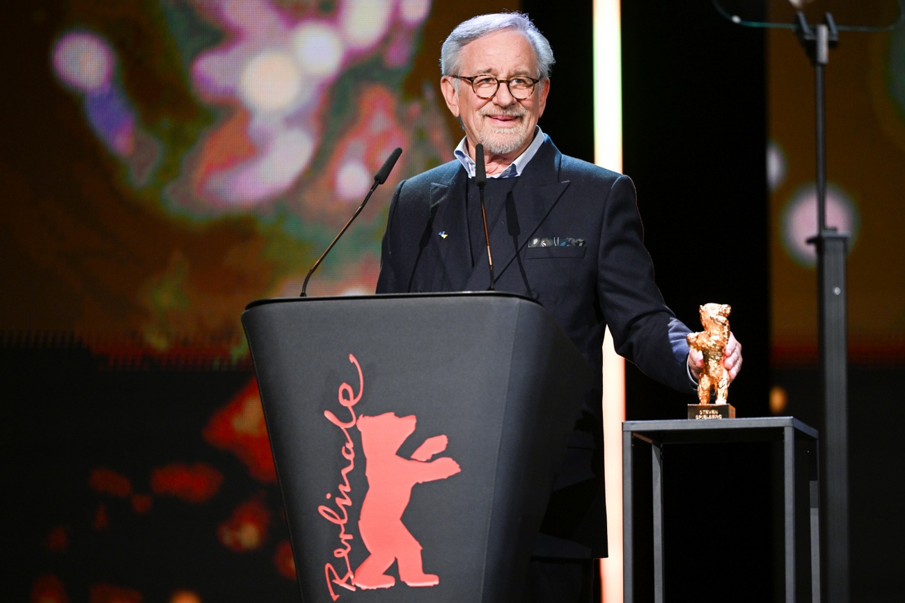 Steven Spielberg riceve l'Orso d'oro onorario al Festival internazionale del cinema di Berlino