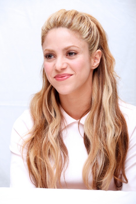 Shakira durante la promoción de la película ''Zootopia''