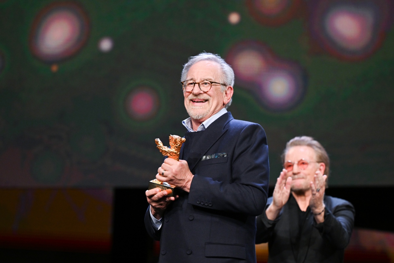 Steven Spielberg riceve l'Orso d'oro onorario al Festival internazionale del cinema di Berlino