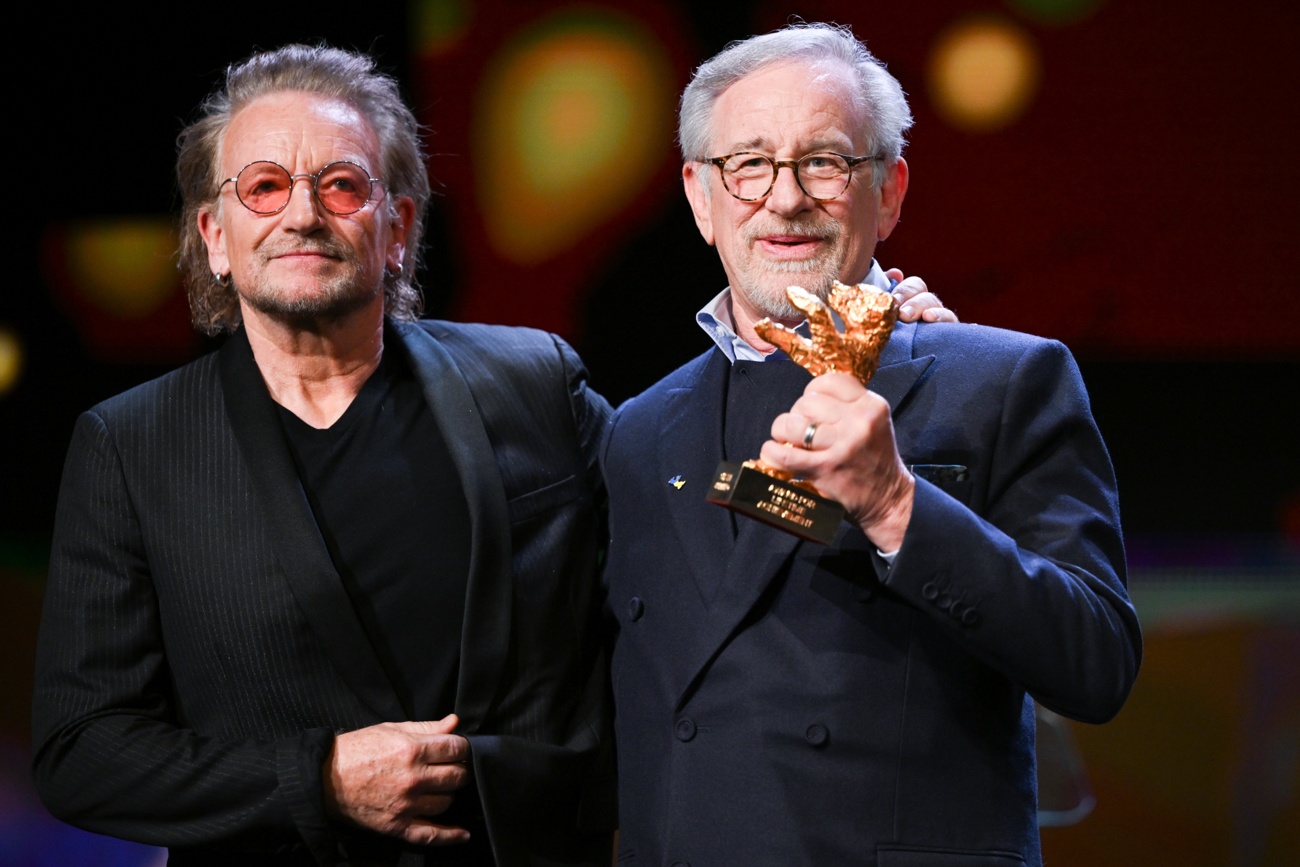 Steven Spielberg riceve l'Orso d'oro onorario al Festival internazionale del cinema di Berlino