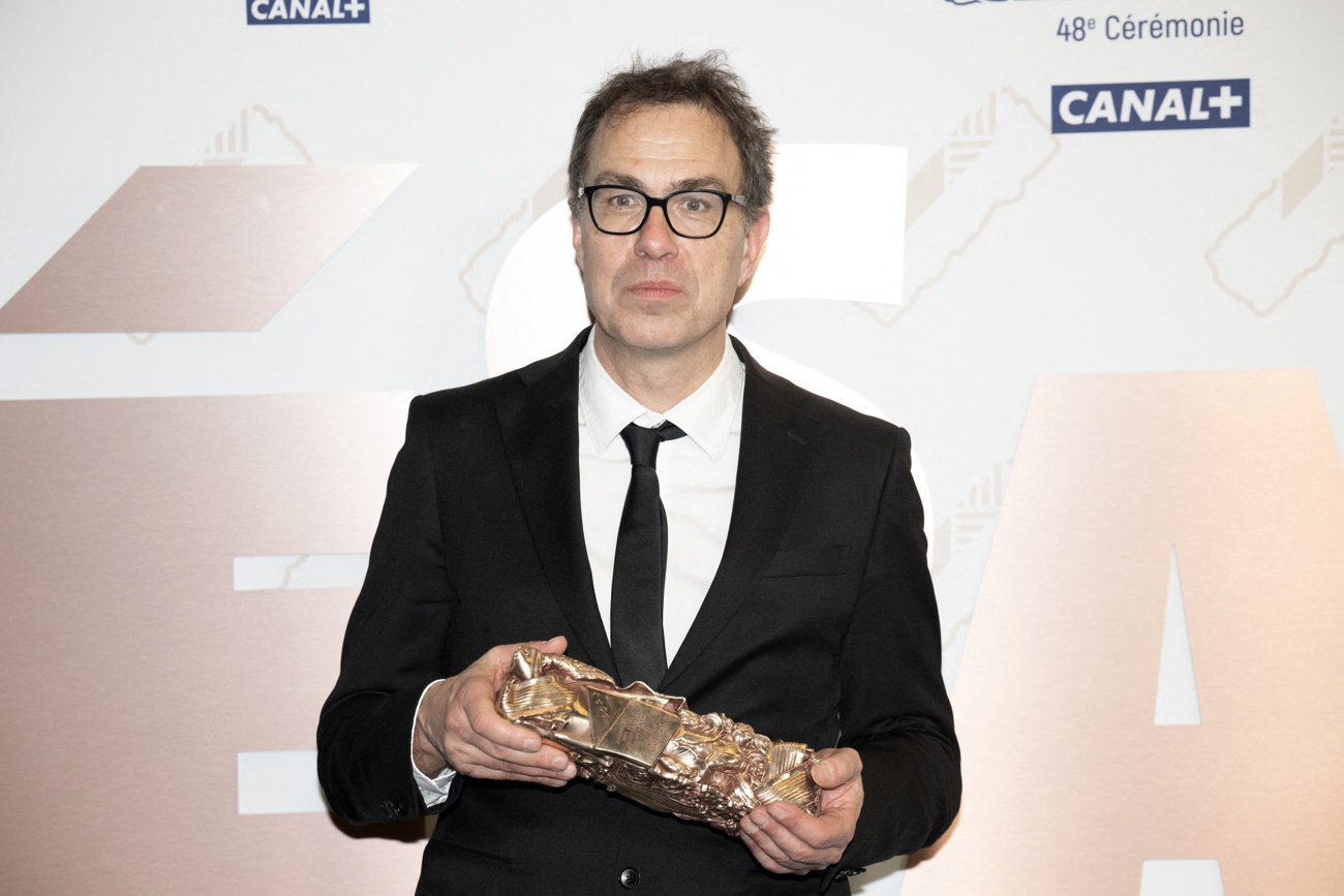 Dominik Moll bei der Verleihung des César 2023
