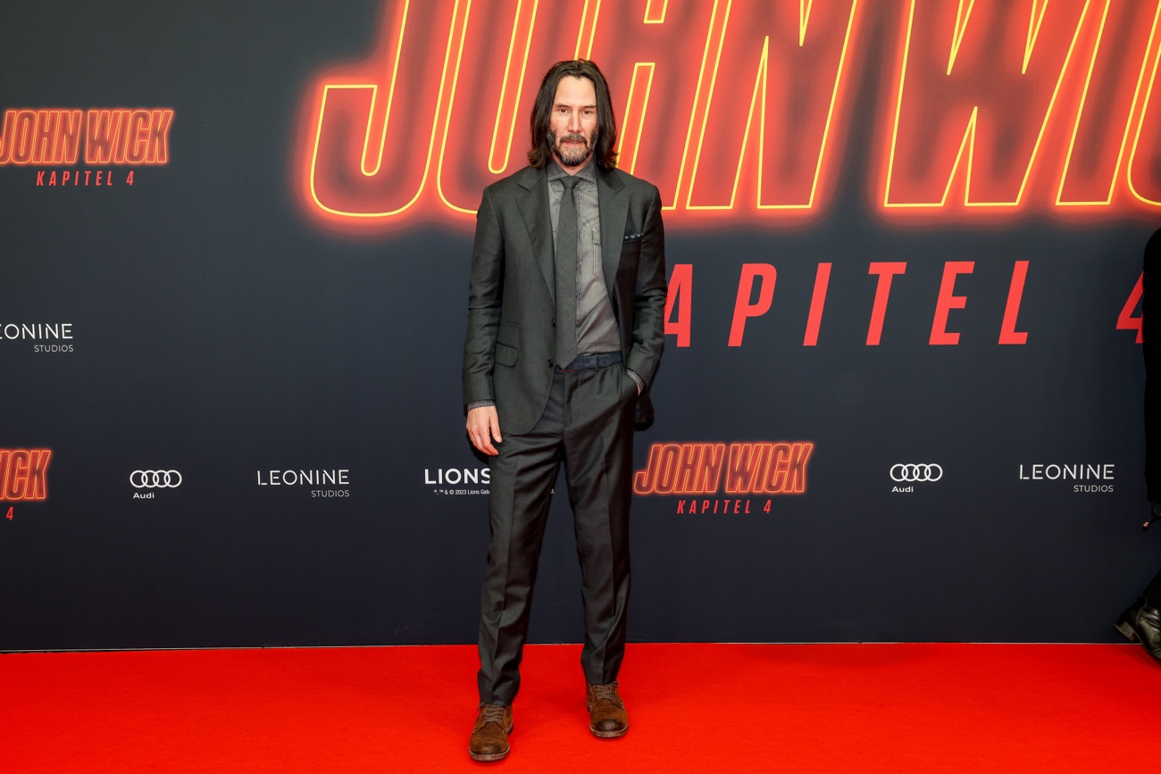 Keanu Reeves faz as suas cenas de acção