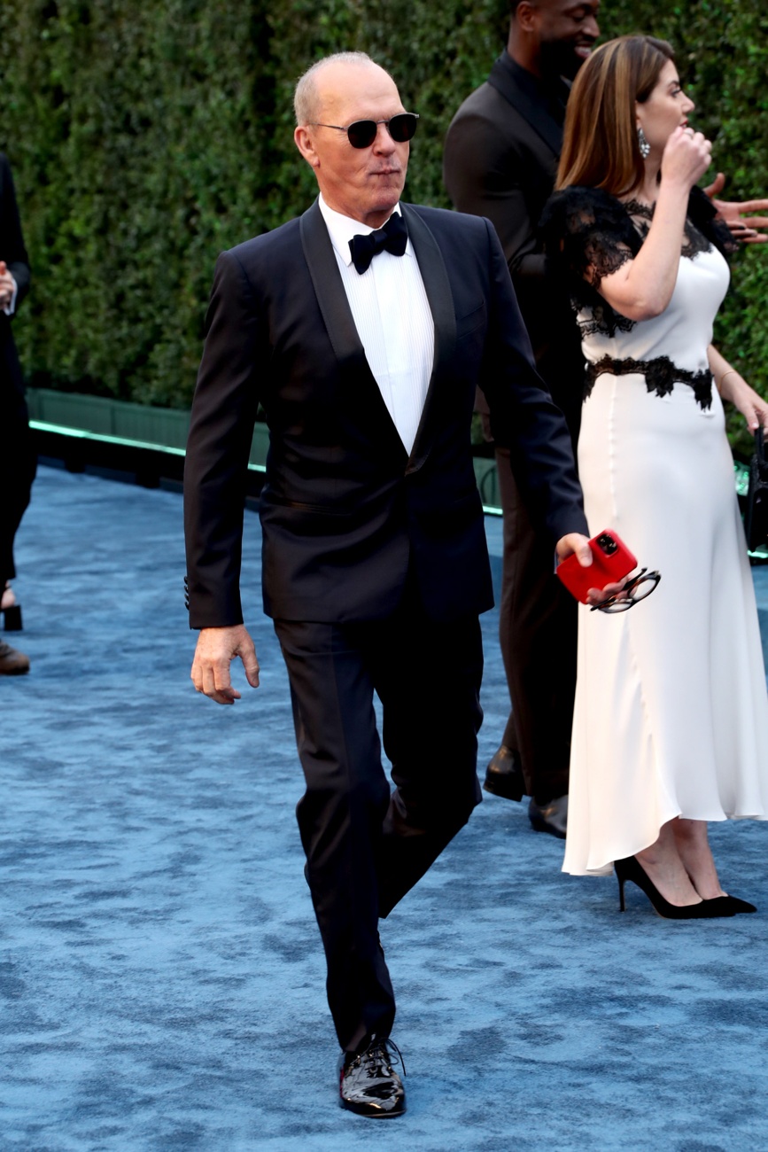 Michael Keaton en la fiesta de los Oscar de Vanity Fair