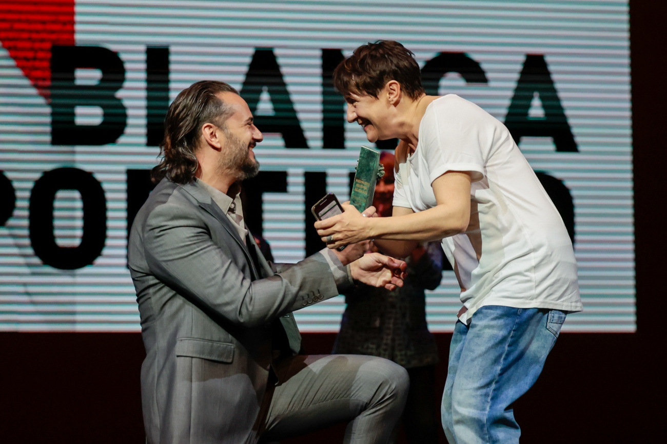 Asier Etxeandia y Blanca Portillo Asier Etxeandia y Blanca Portillo