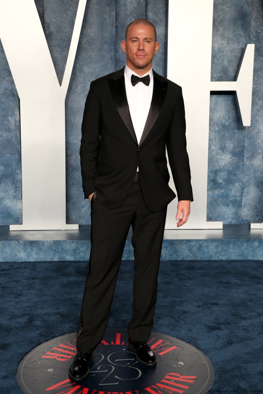 Channing Tatum en la fiesta de los Oscar de Vanity Fair