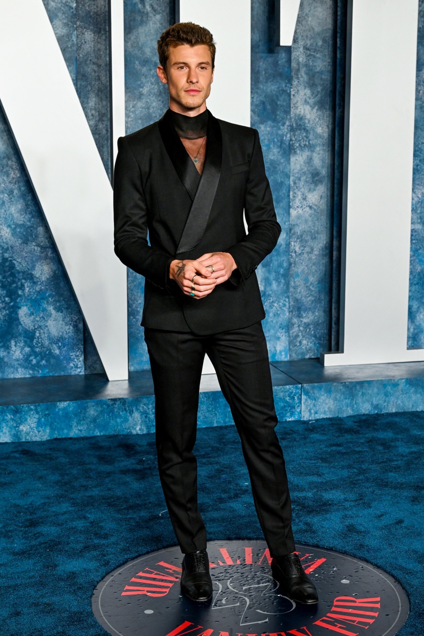 Shawn Mendes en la fiesta de los Oscar de Vanity Fair