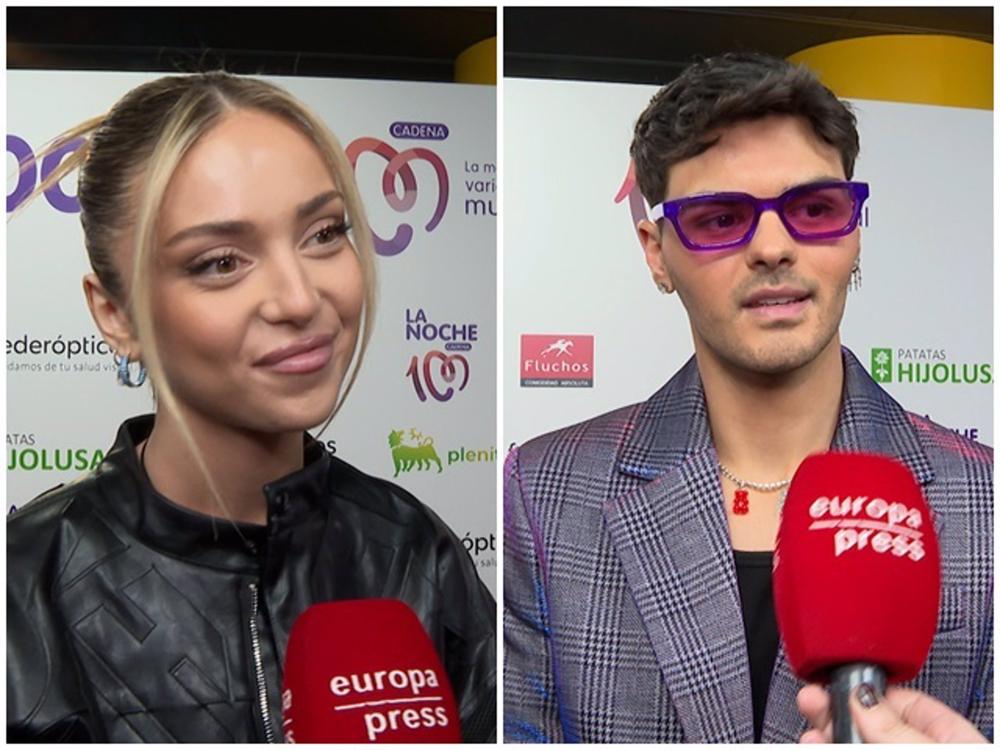 Ana Mena y Abraham Mateo han reaparecido en 'La noche de la Cadena 100' tras ser vistos supuestamente en actitud cómplice en Tenerife Ana