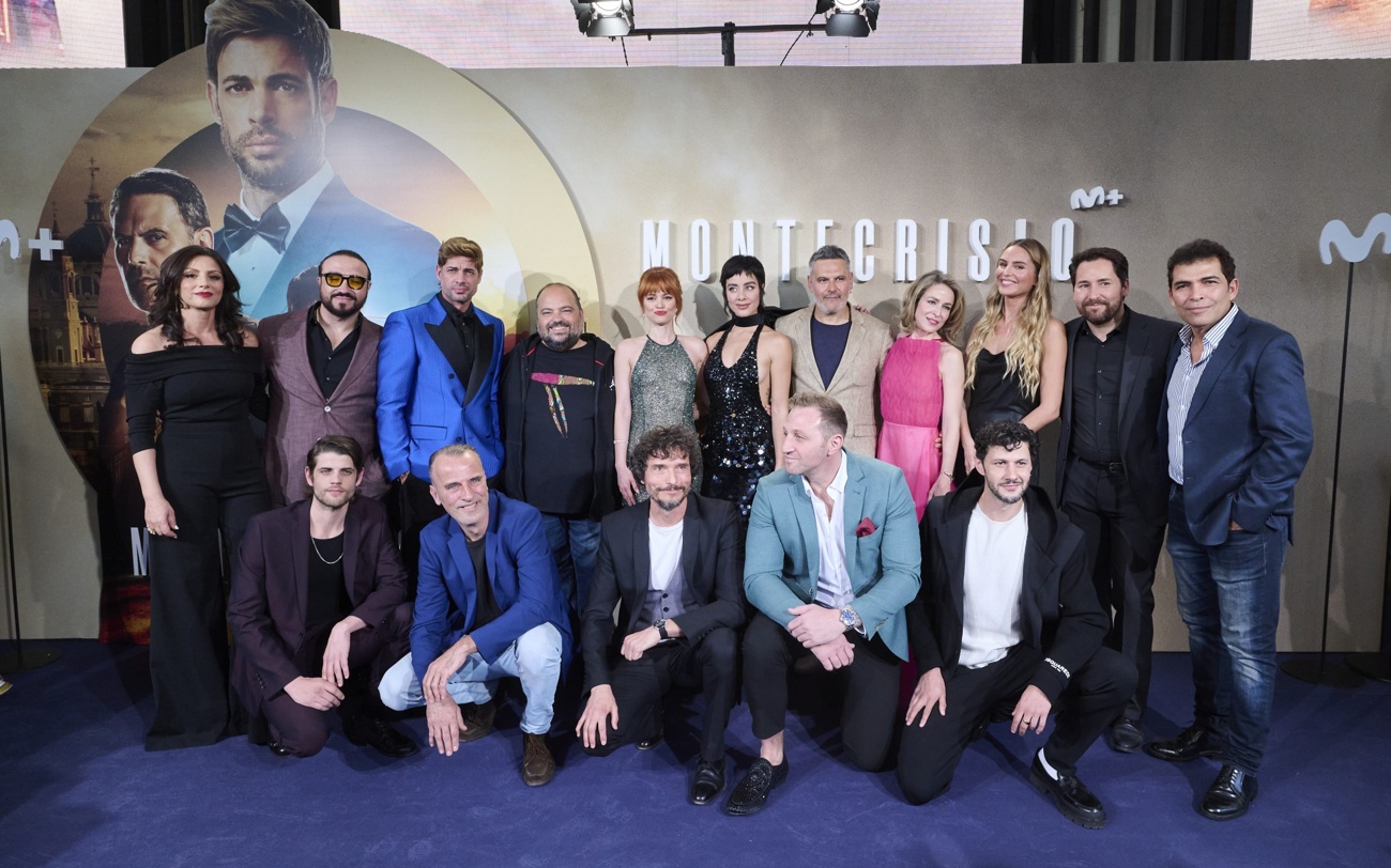 Al evento asistió el elenco al completo Al evento asistió el elenco al completo