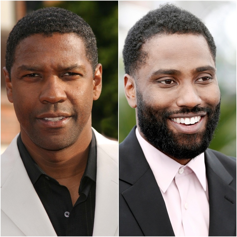 John David Washington y Denzel Washington