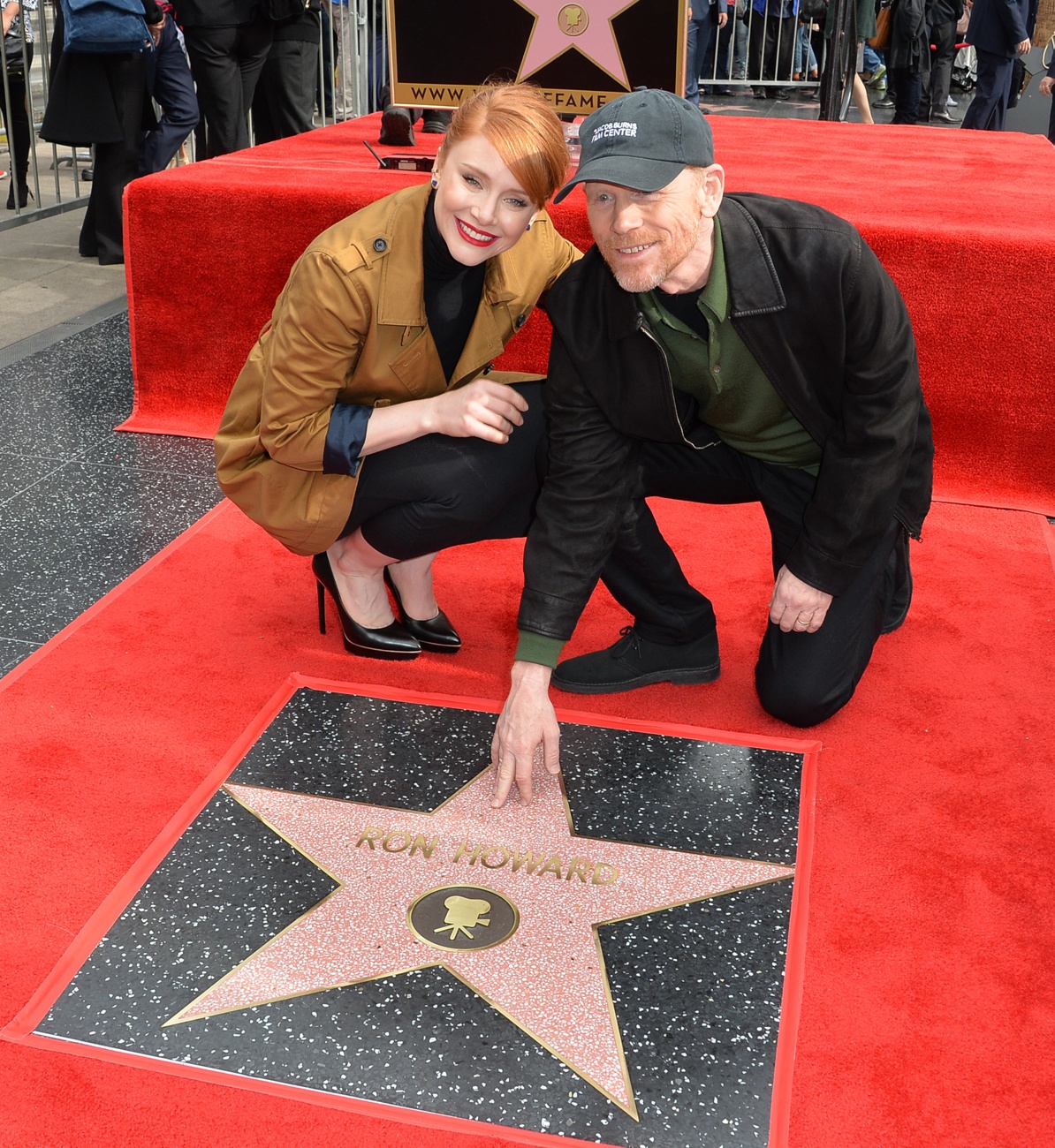 Ron Howard y Bryce Dallas Howard