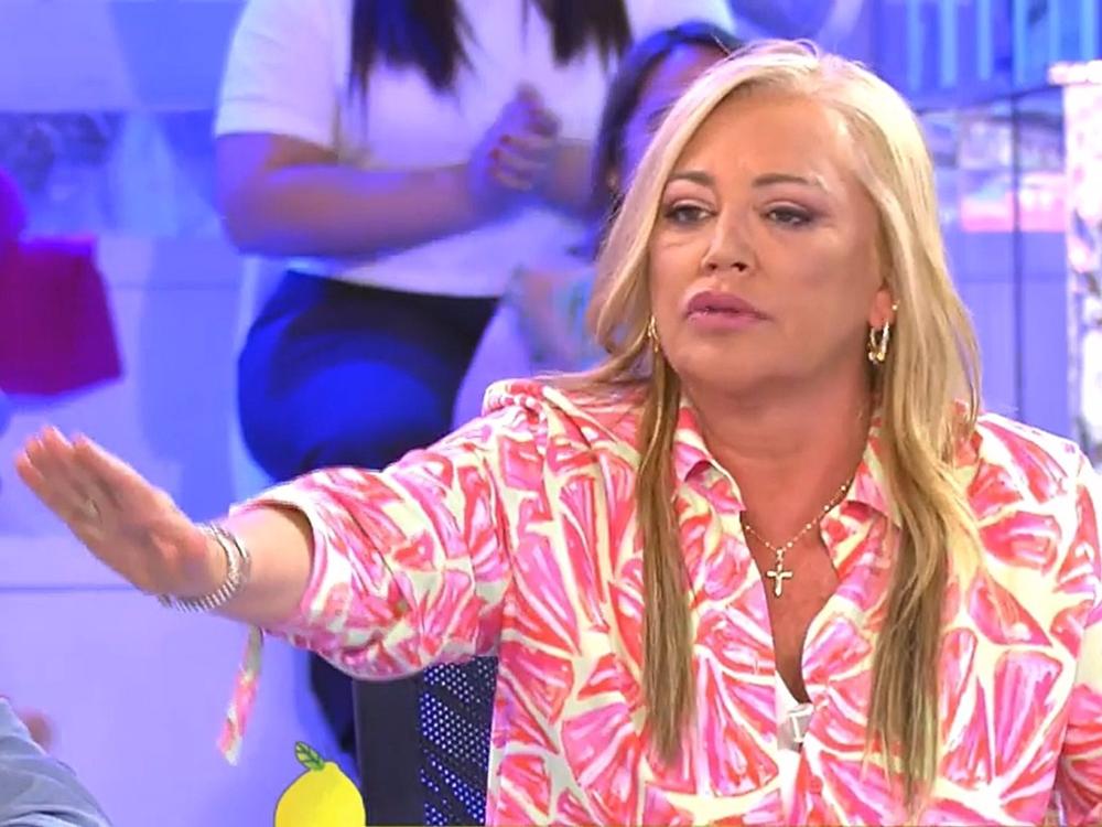 BELÉN ESTEBAN EN EL PLATÓ DE 'SÁLVAME DIARIO' BELÉN