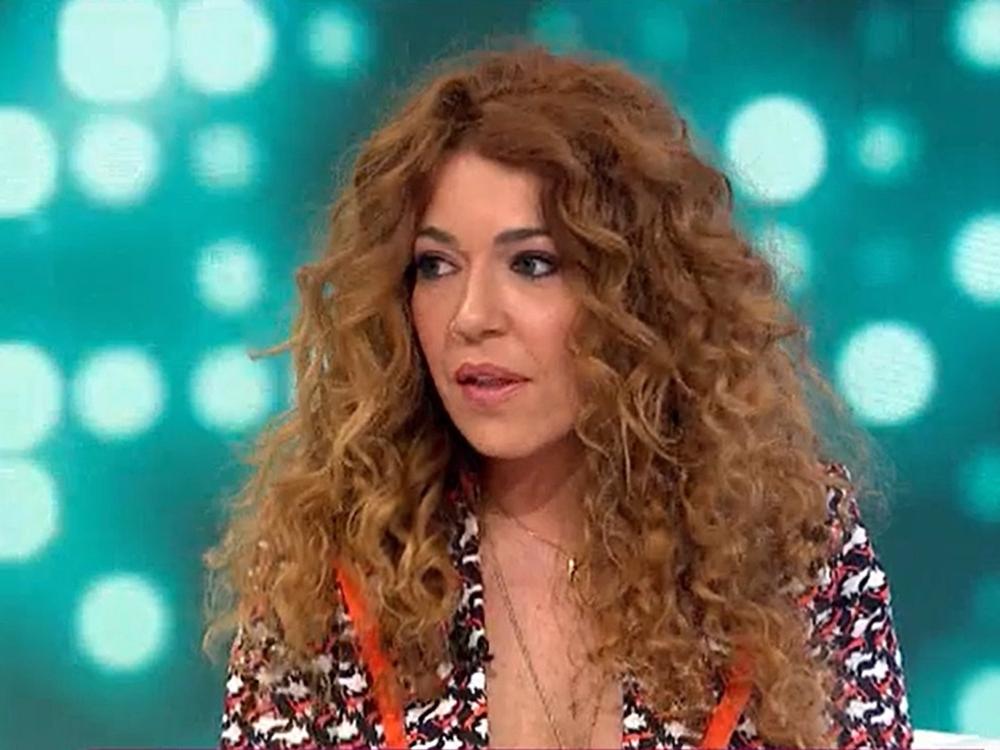 SOFÍA CRISTO EN EL PLATÓ DE 'Y AHORA SONSOLES' SOFÍA