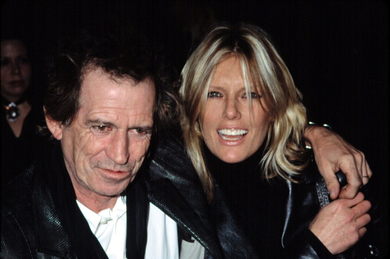 Keith Richards and Patti Hansen