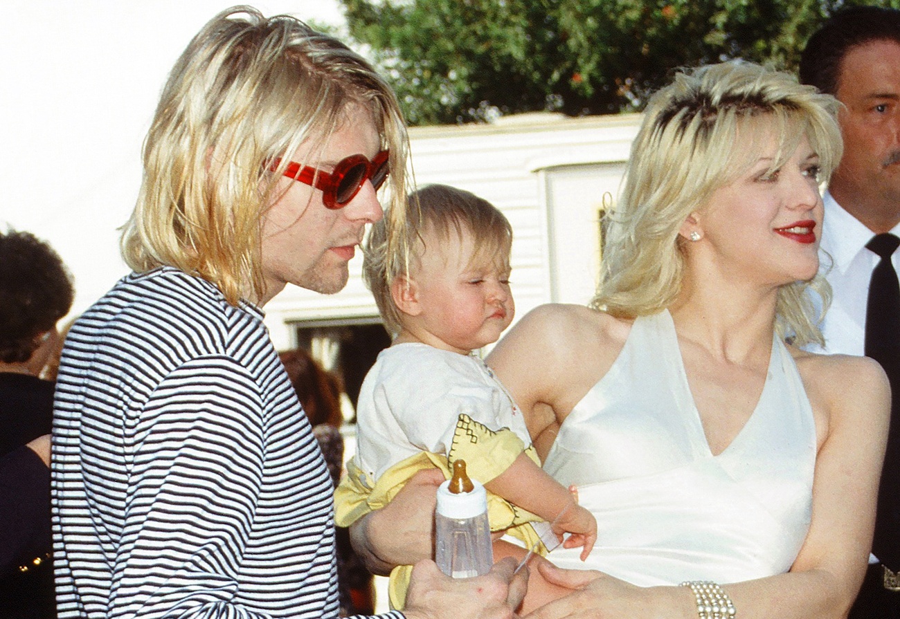 Kurt Cobain and Courtney Love