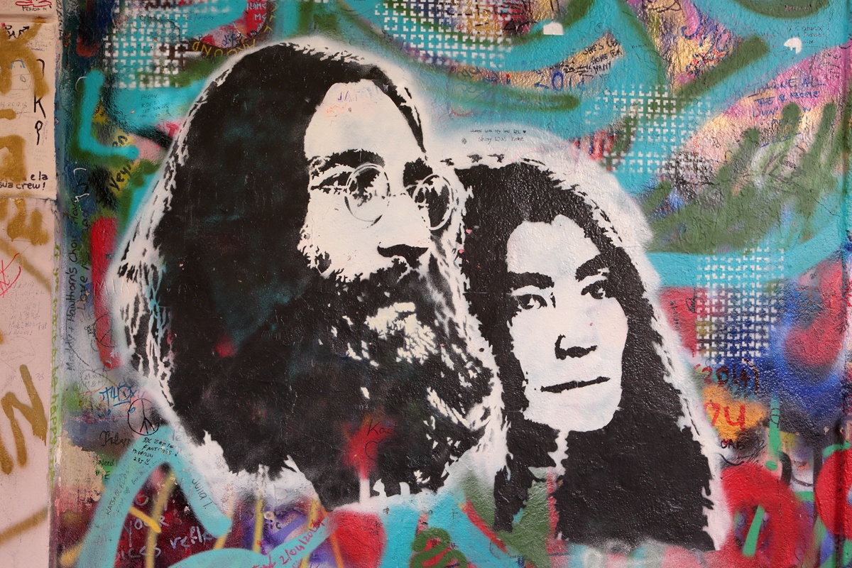 John Lennon und Yoko Ono