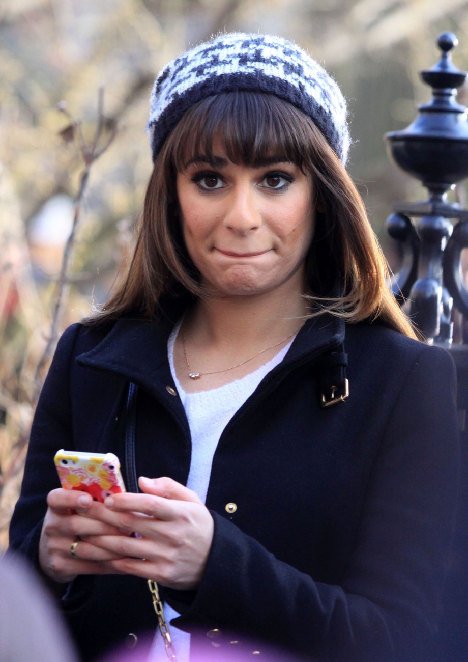 Lea Michele y parte del reparto de ‘’Glee’’