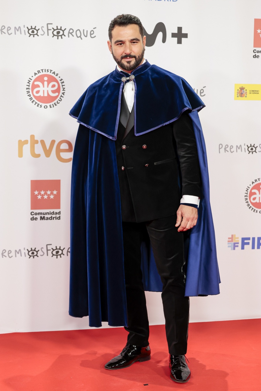 Antonio Velázquez en la alfombra roja de los Premios Forqué 2023