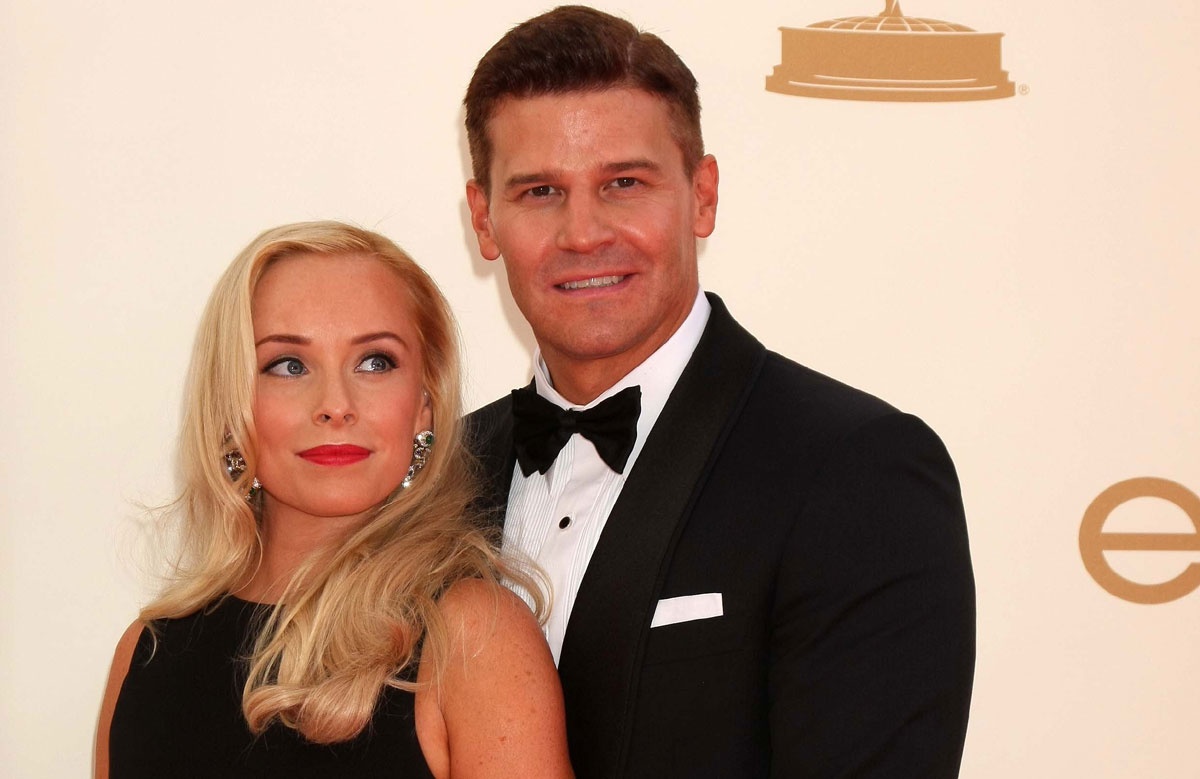 David Boreanaz y Jaime Bergman